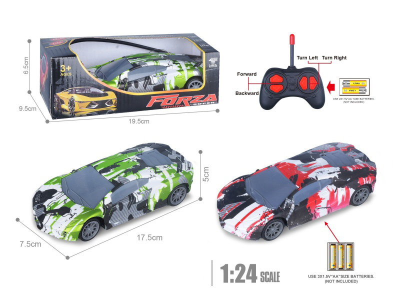27Mhz 4CH Graffiti Lamborghini Remote Control Car