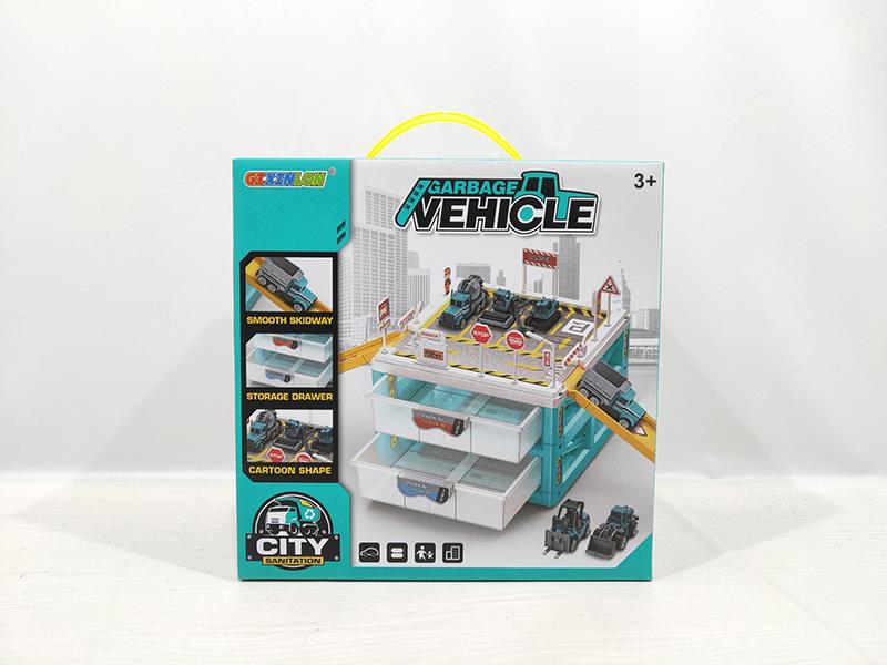 City Sanitation Parking Lot Storage Box