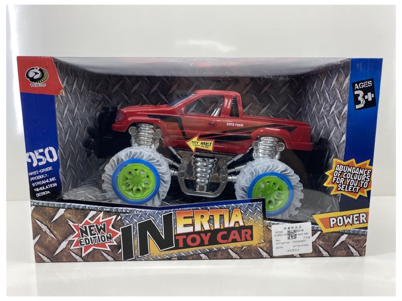 Transparent Wheel  Friction Car (With Lights And Music)