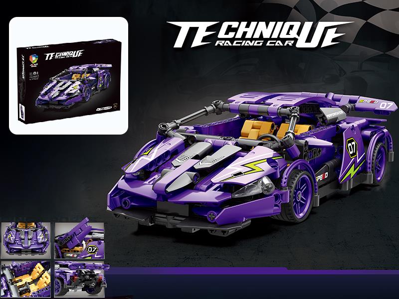 Pull Back Car Building Blocks - Lamborghini(570PCS)