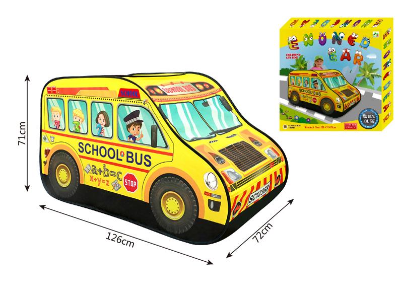 Large School Bus Shape Children Play Tent