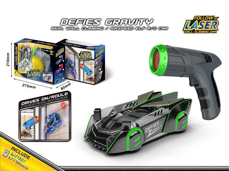 IR  Llaser R/C Wall Climbing Car