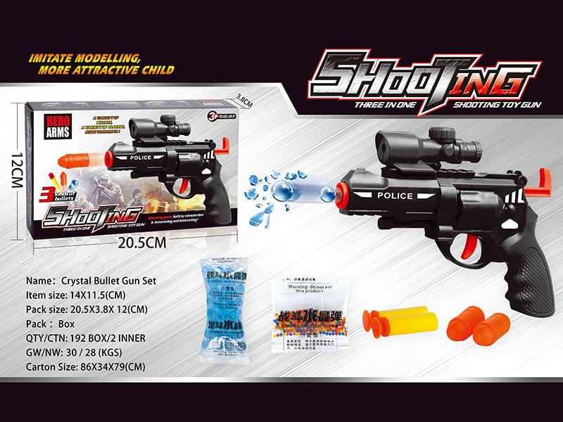 Crystal Bullet Gun Set