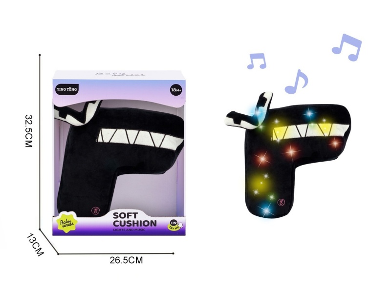 Alphabetic Plush Soothing Pillow - F