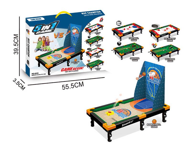 5 In 1 Billiards Table Toy