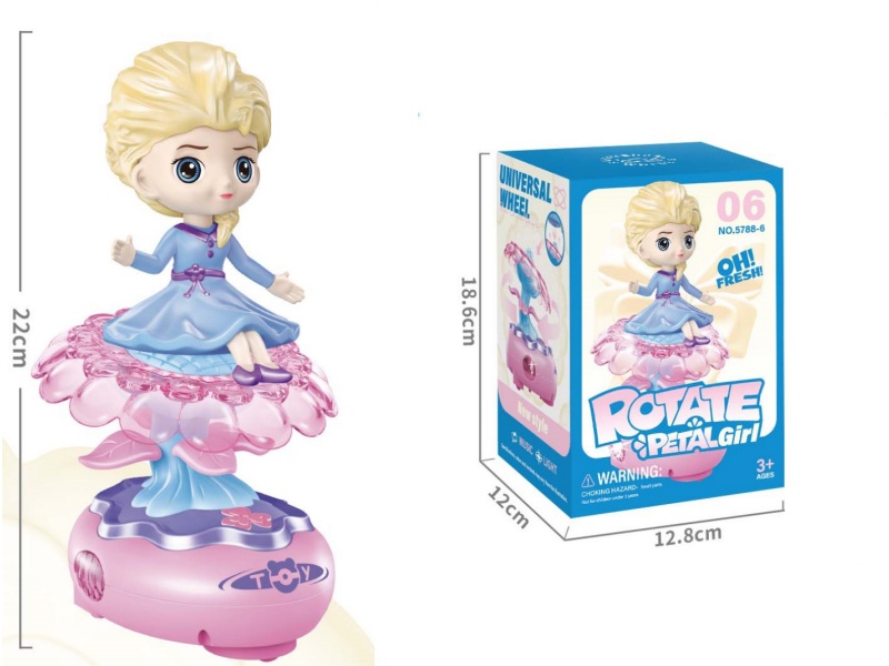 Princess Wanxiang Flower Is Accompanied By Lights And Music