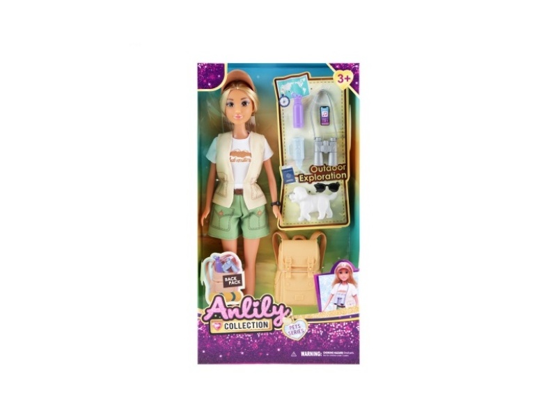 11.5-Inch Solid Doll (Brown Skin Color)