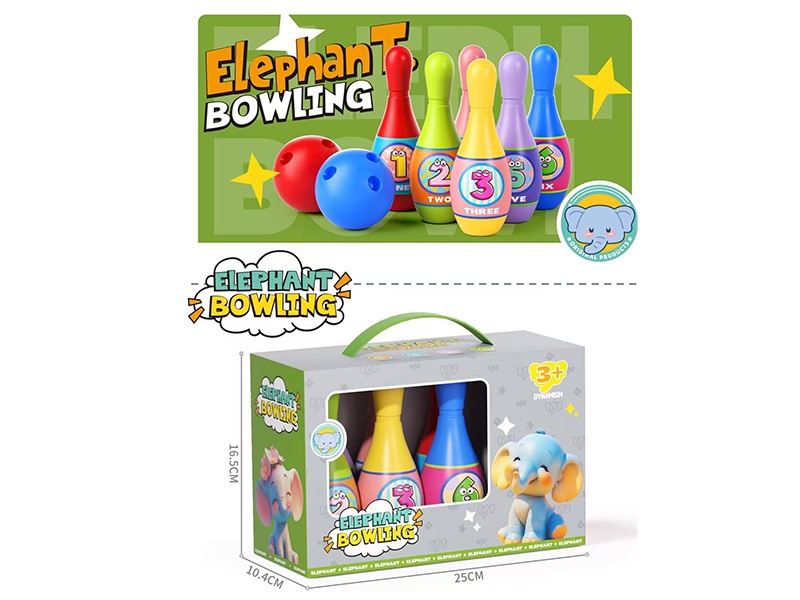 Elephant Bowling Toy