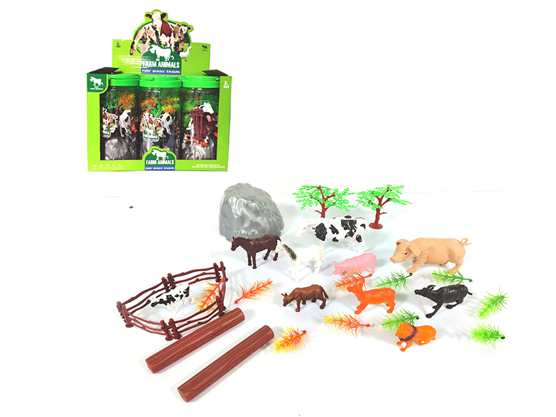 Farm Animals Set 6pcs/Display Box