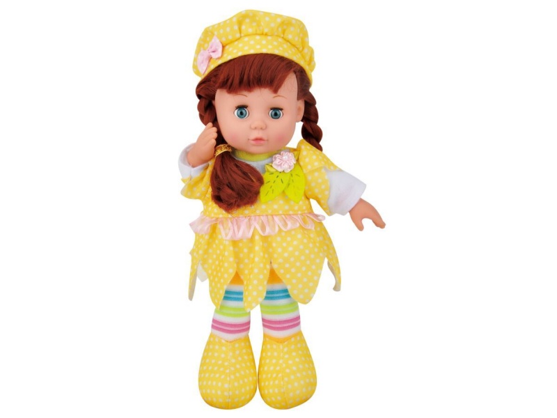12-Inch Forest Dudu Baby Music Doll Yellow (Bag)
