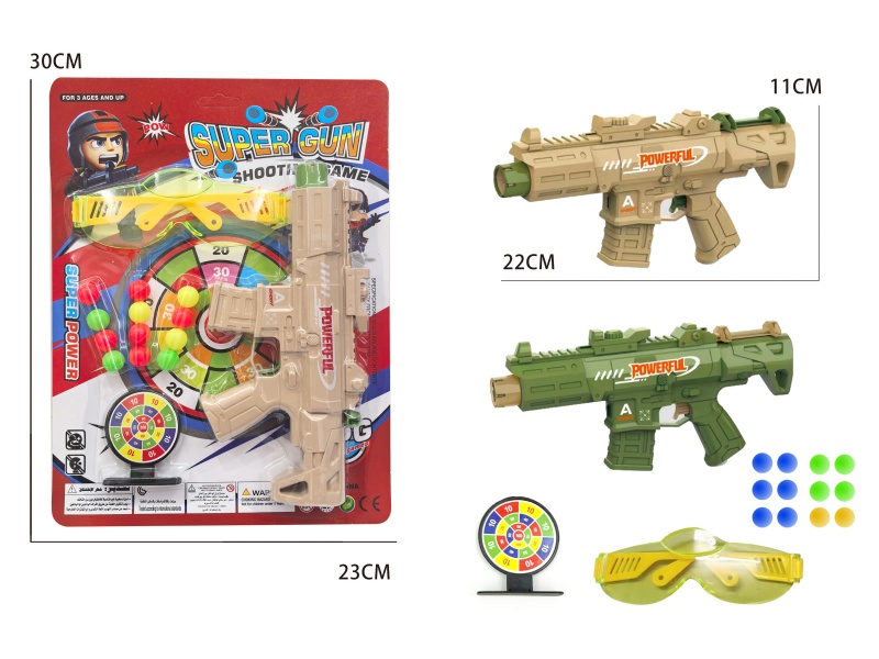 M4 Table Tennis Gun With Glasses
