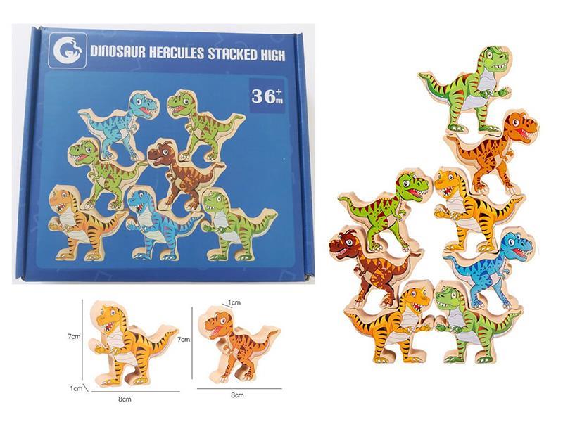 Wooden Dinosaurs Jenga