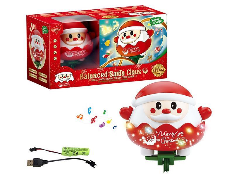 Balancing Santa Claus DIY Track Series(With Sound And Light)