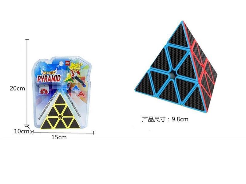 Solid Color Carbon Fiber Pyraminx