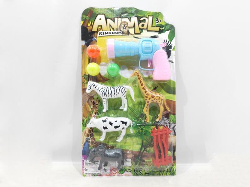 Ping-Pong Ball Gun + Animals