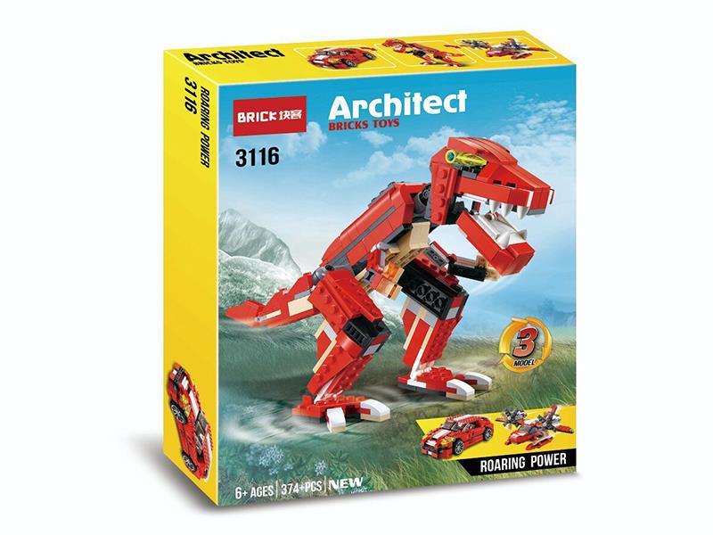 3 In 1 Building Blocks 374pcs