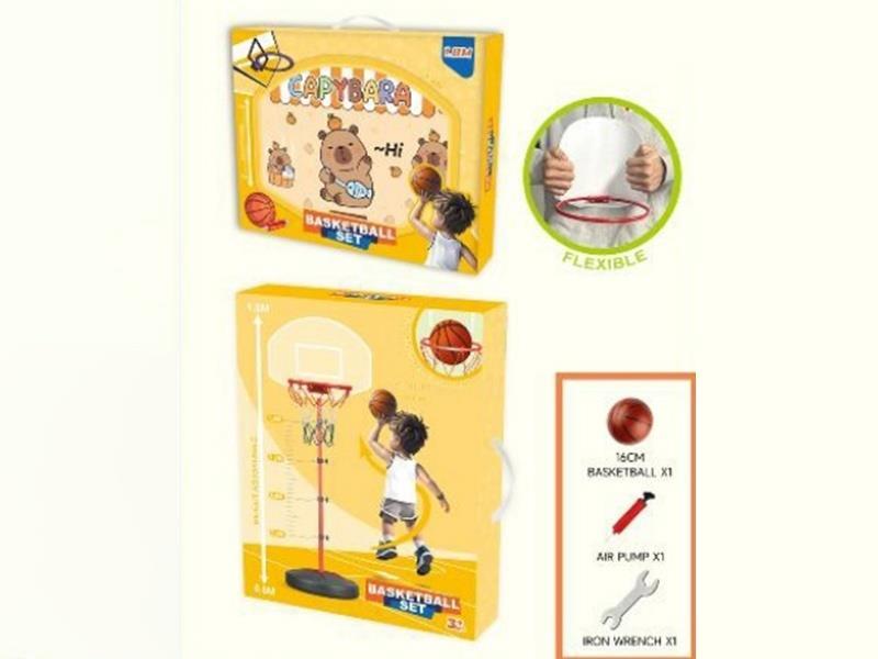 A 1.8-meter round-bottomed iron Kapibala basketball hoop