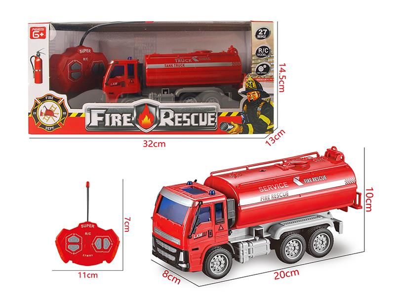 4-Channel Remote Control Fire Tanker