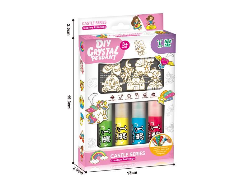 Diy Bake-Free Rubber Painting (Princess)