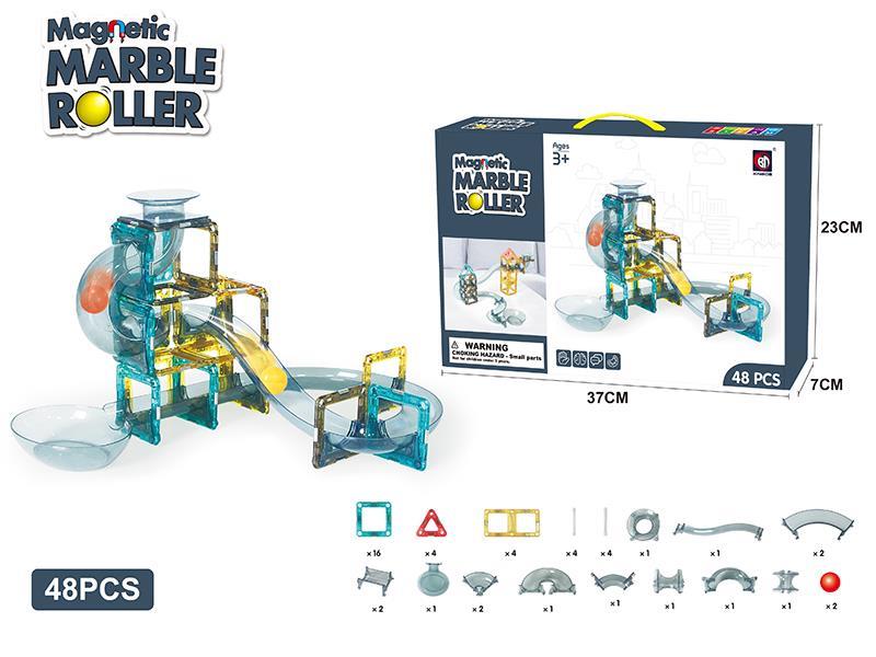 Colorful Crystal Magnetic Tube Building Blocks 48pcs