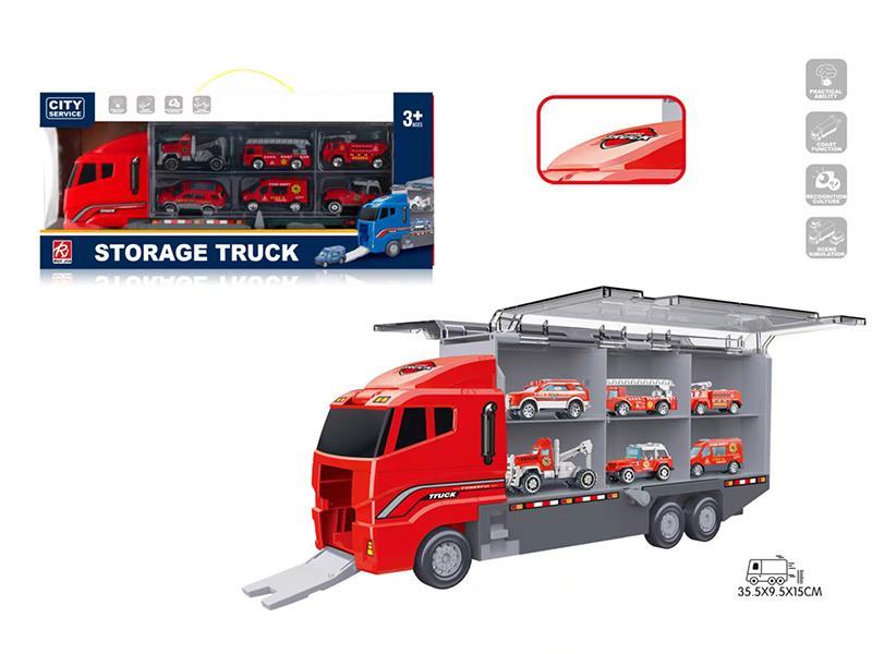 1:16 Friction Fire Control  Storage Truck