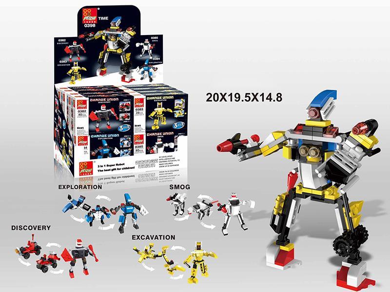 3 In 1 Super Robor Building Blocks