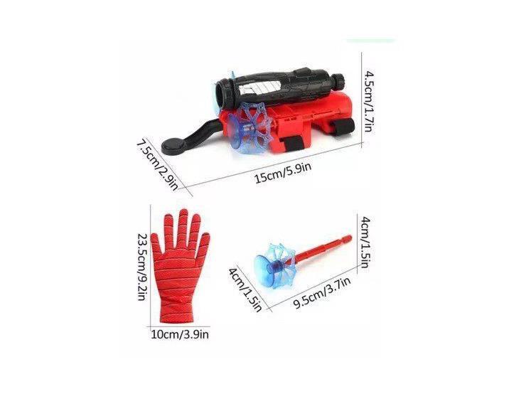 Spider-Man Launcher + 3 Bullets, 2 Wristbands, 1 String
