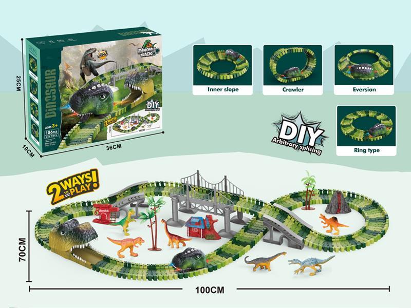 B/O Rail Dinosaur Car