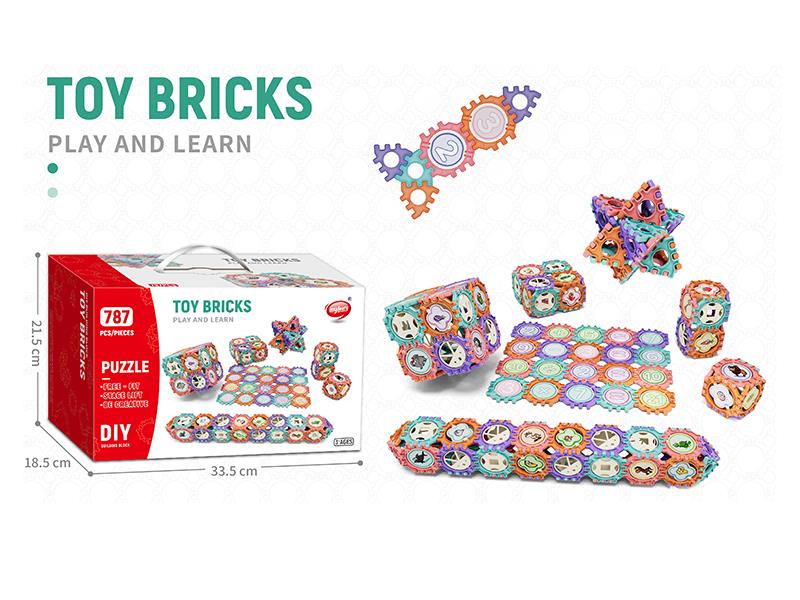 DIY Building Blocks 787pcs