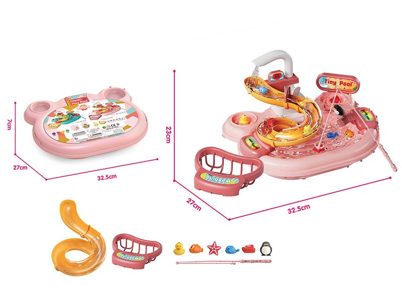 Fishing Water Park (Electric Faucet)Pink