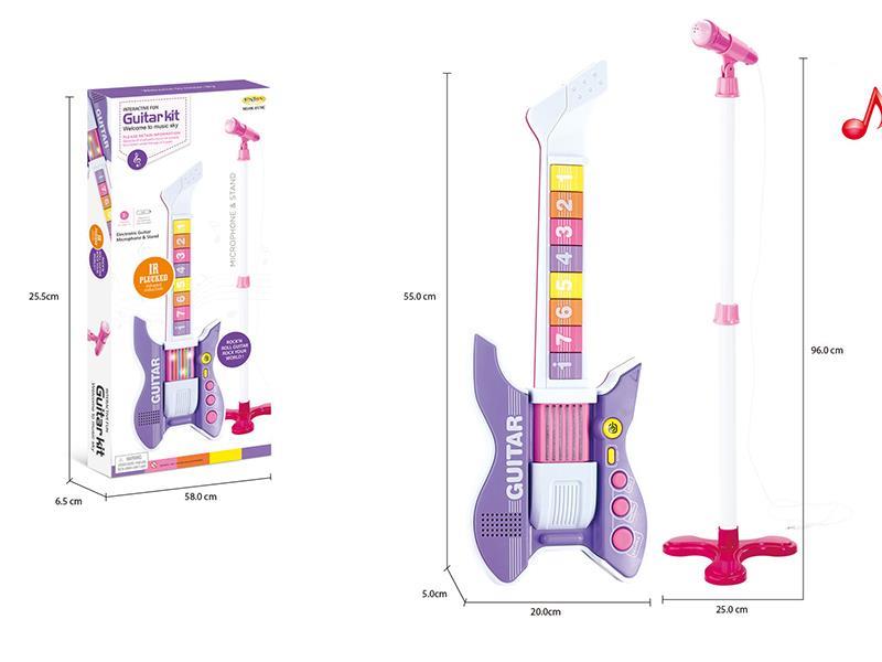 Electric Guitar + Standing Microphone