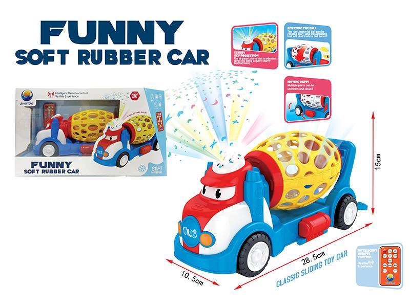R/C Baby Early Education Soft Plastic Car
