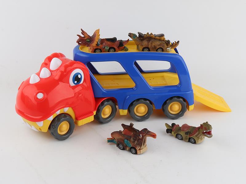 Dinosaur Friction Trailer With Sound And Light