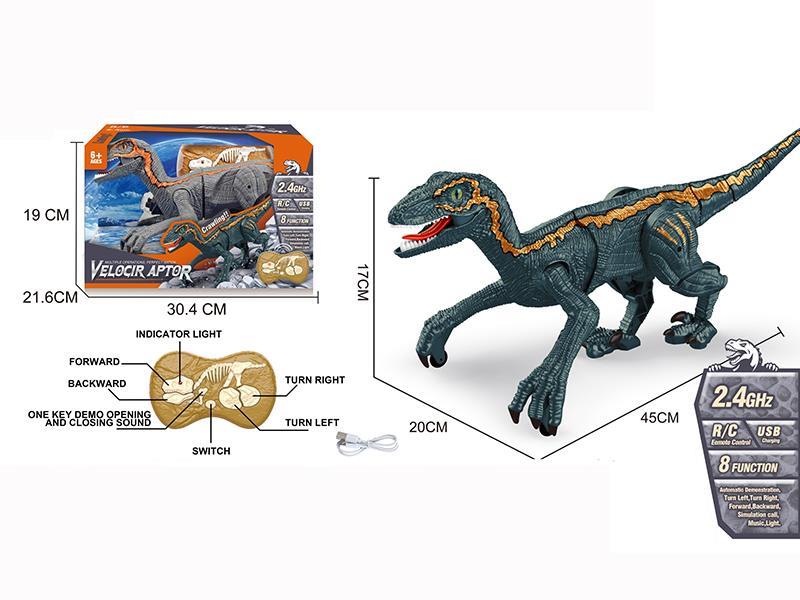 2.4G Remote Control Dinosaur With Light And Music