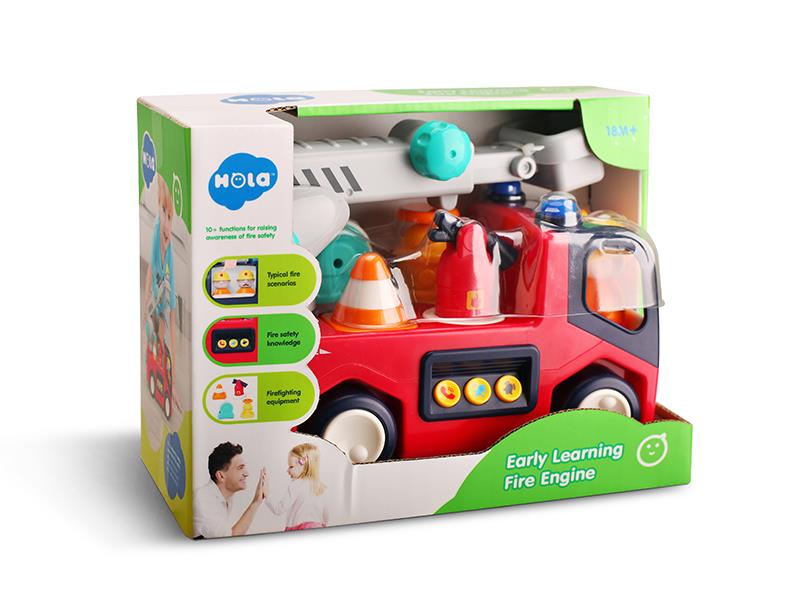 B/O Go And Bump Early Education Fire Engine