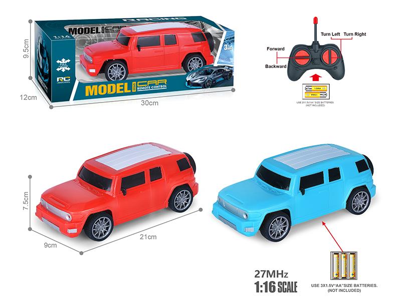 27Mhz 1:16 4-Channel Remote Control Land Cruiser Model Car(Not Included Batteries)