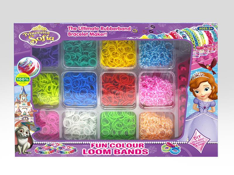 Rubber Band Braided Bracelet 2400Pcs With Braider