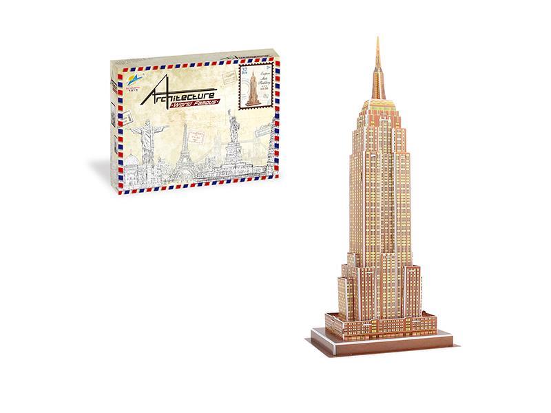 37PCS Empire State Building 3D Jigsaw Puzzle (English)
