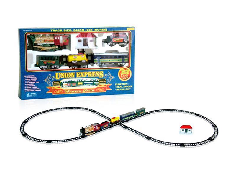 B/O train with smoke