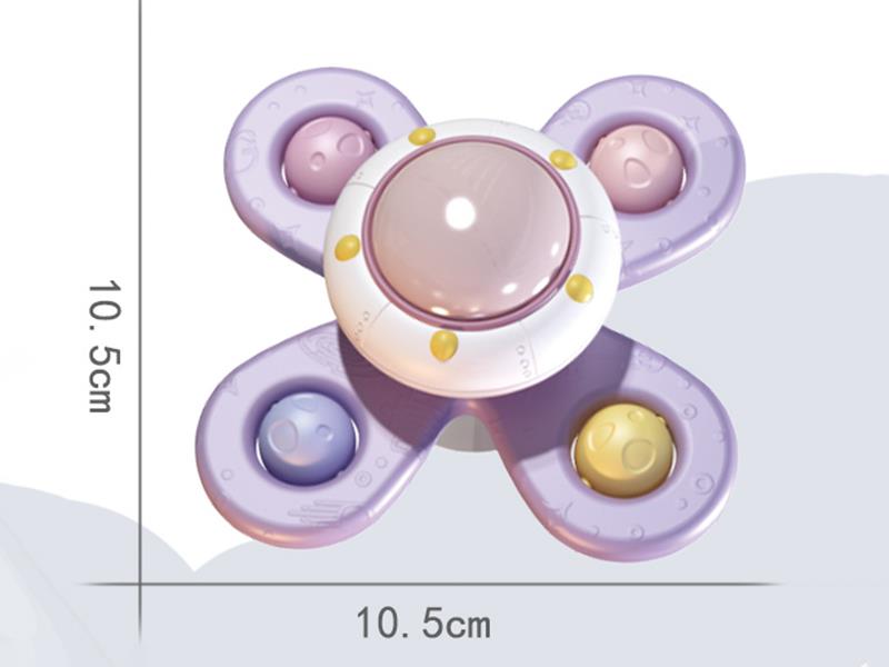 Space Theme Suction Cup Spinner Toys 1pcs(Macaron Color)
