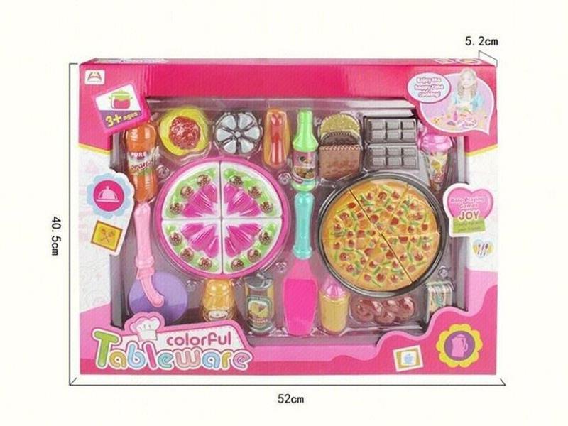 Western Food Pizza Cake Set