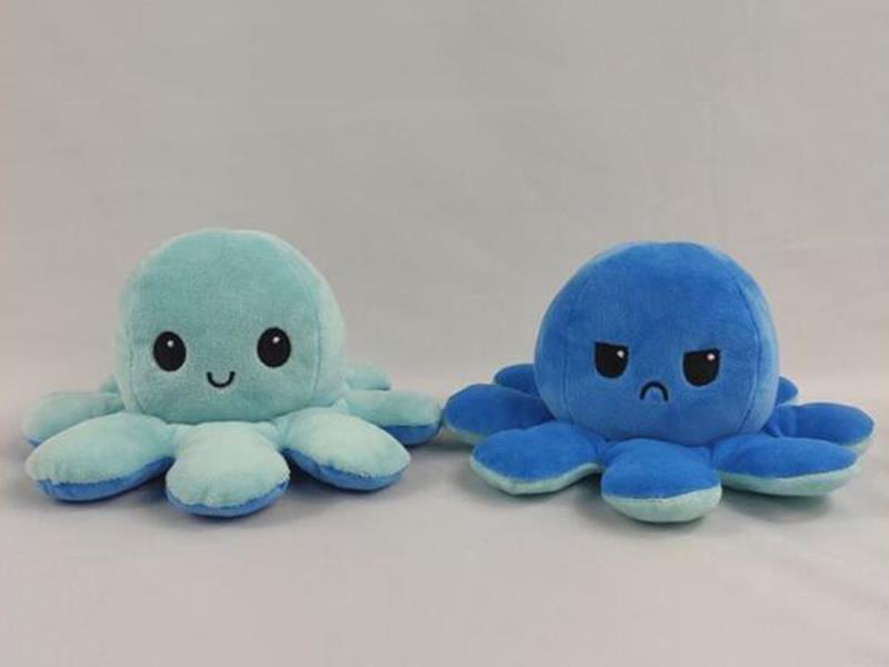 Double-Sided Plush Octopus