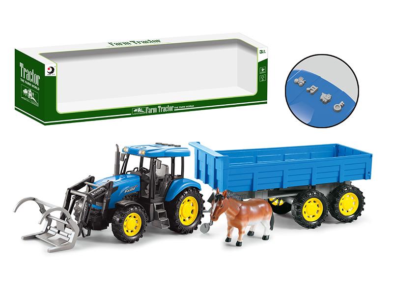 Friction Farm Tractor With Light And Music