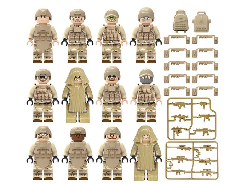 Special Forces Building Blocks Figures Toys