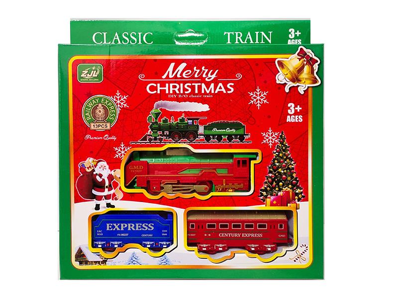 Christmas B/O Rail Train(With Lights)