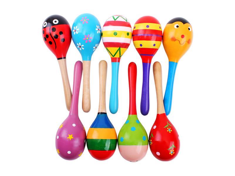 Wooden Medium Sand Hammer Toy