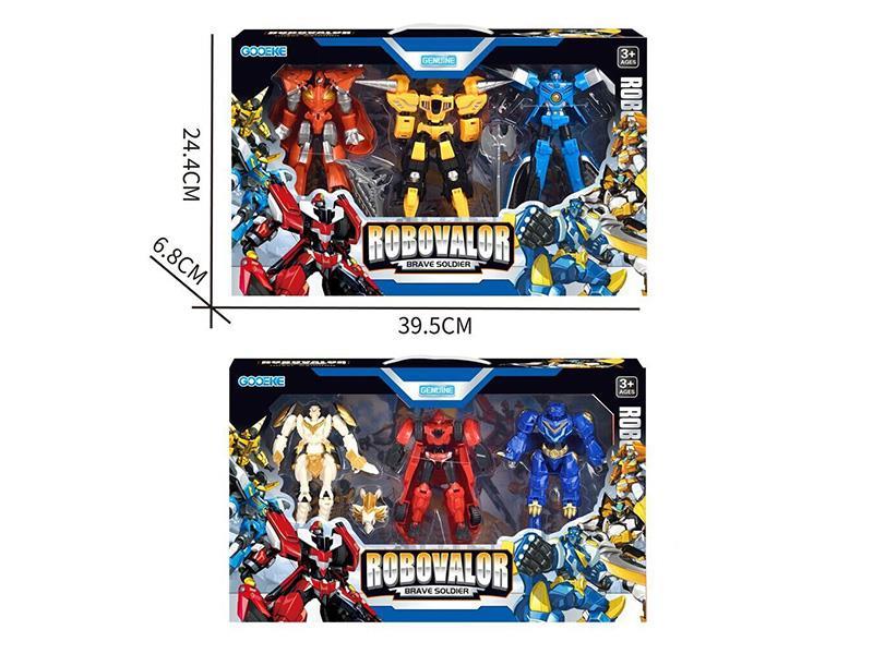 Robovalor Brave Soldier Transforming Toy