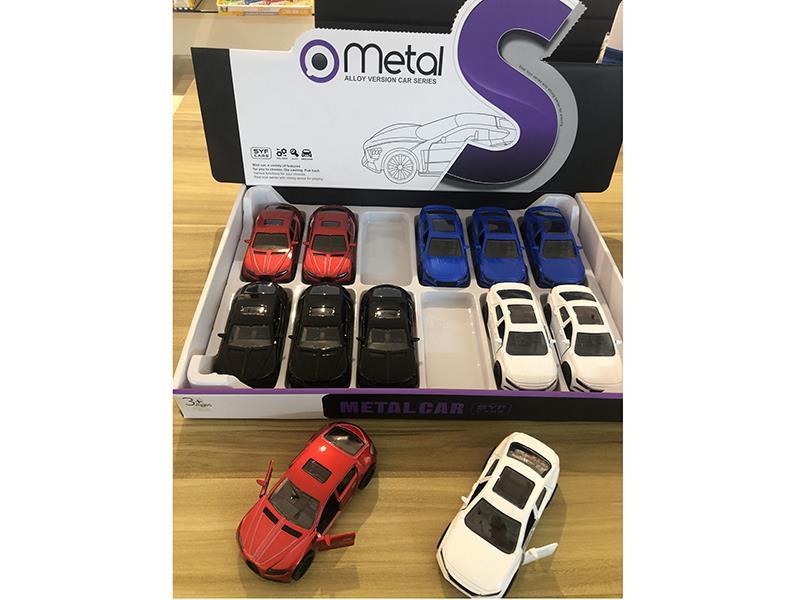 Alloy Pull Back Car(Bugatti + Accord)12pcs