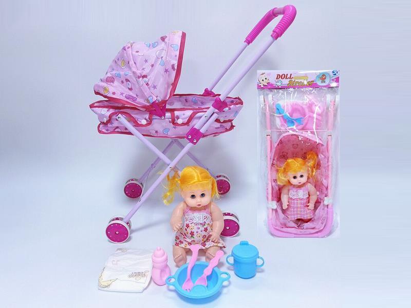 Iron Cart+Female Doll (6Pcs)