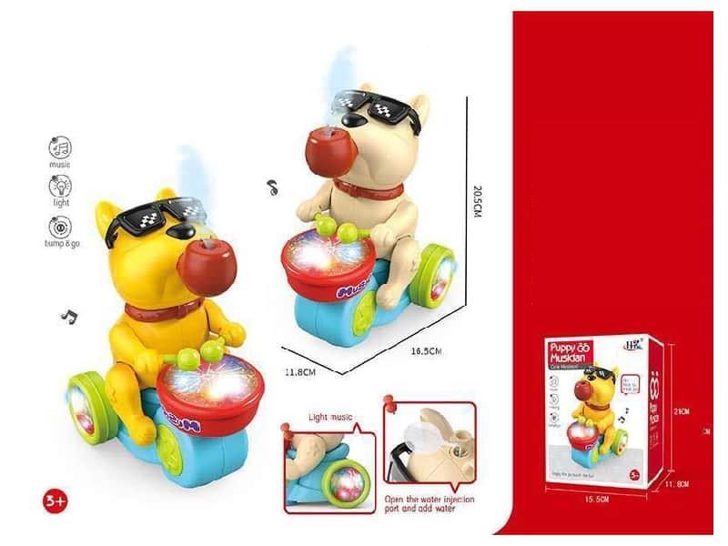 Electric Universal Dog Musician With Lght Music Spray